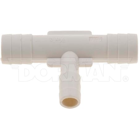 Motormite 3/8 X 3/8 X 1/4 In Hard Vacuum Tubing Te Vacuum Connecto, 47345 47345